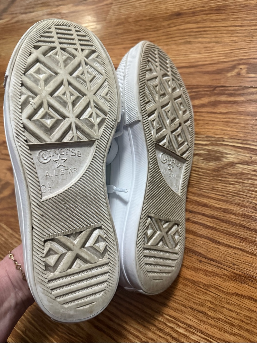 Chuck Taylor Converse All Star Lift Platform Shoes 569104C Photon Dust White 5.5 - Picture 11 of 11
